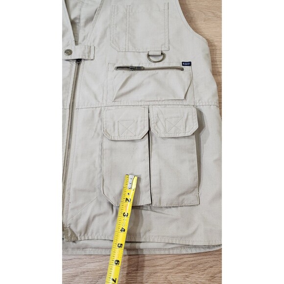 5.11 Tactical Taclite Pro Vest Mens XL Beige RipStop Zip Conceal Carry Safari - Picture 10 of 13